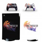 Final Fantasy 16 decal skin for PS5 digital Console & 2 Controllers