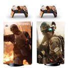Battlefield 5 decal skin for PS5 disc Console and 2 Controllers