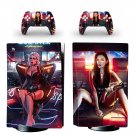 Cyberpunk 2077 decal skin for PS5 disc Console and 2 Controllers