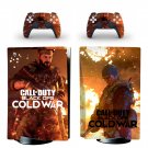 Black Ops Cold War decal skin for PS5 disc Console and 2 Controllers