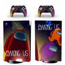 Among us decal skin for PS5 disc Console and 2 Controllers