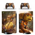 Ratchet and Clank decal skin for PS5 disc Console and 2 Controllers