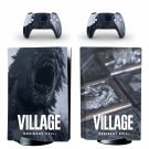 Resident Evil Village decal skin for PS5 disc Console and 2 Controllers