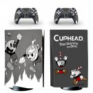Cuphead decal skin for PS5 disc Console and 2 Controllers