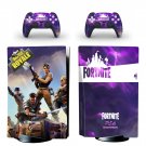 Fortnite Battle Royale decal skin for PS5 disc Console and 2 Controllers