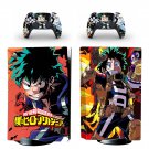 My Hero Academy decal skin for PS5 disc Console and 2 Controllers