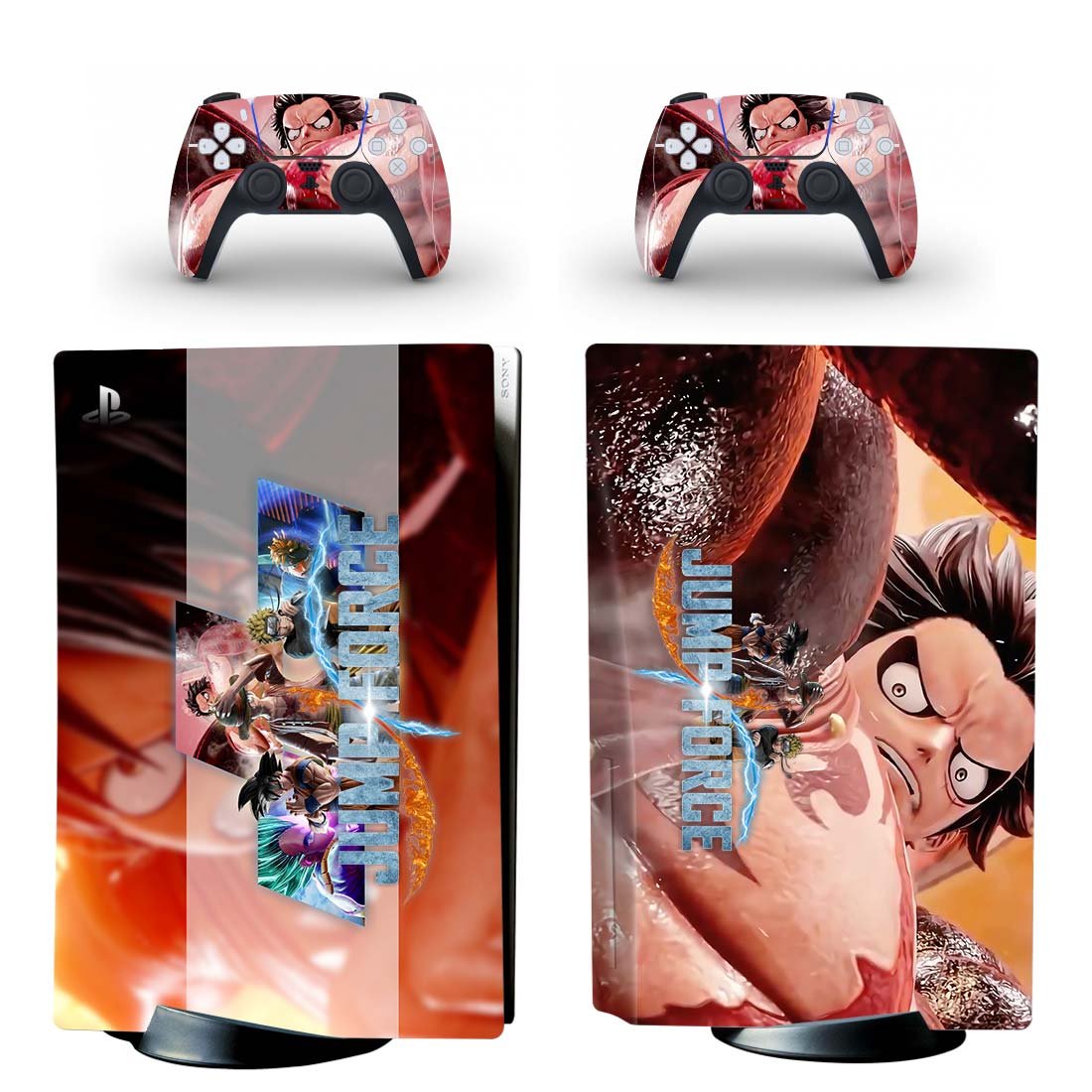 Jump Force decal skin for PS5 disc Console and 2 Controllers