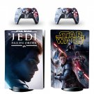 Star Wars Jedi decal skin for PS5 disc Console and 2 Controllers
