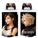 Final Fantasy 7 decal skin for PS5 disc Console and 2 Controllers