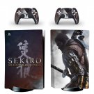 Sekiro Shadows Die Twice decal skin for PS5 disc Console and 2 Controllers