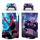Cyberpunk 2077 decal skin for PS5 disc Console and 2 Controllers