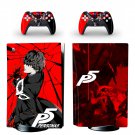 Persona 5 decal skin for PS5 disc Console and 2 Controllers