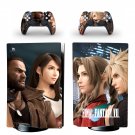 Final Fantasy 7 decal skin for PS5 disc Console and 2 Controllers