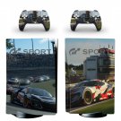 GT Sport decal skin for PS5 disc Console and 2 Controllers