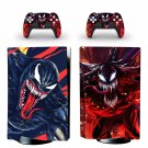 Venom decal skin for PS5 disc Console and 2 Controllers