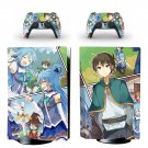 KonoSuba decal skin for PS5 disc Console and 2 Controllers