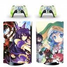 Date A Live decal skin for PS5 disc Console and 2 Controllers