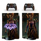 Batman Gotham Knight decal skin for PS5 disc Console and 2 Controllers