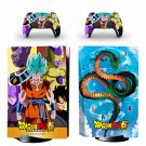 Dragon Ball decal skin for PS5 disc Console and 2 Controllers