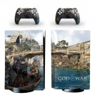 God of War Ragnarok decal skin for PS5 disc Console and 2 Controllers