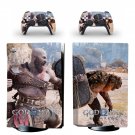 God of War Ragnarok decal skin for PS5 disc Console and 2 Controllers