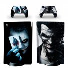 Joker decal skin for PS5 disc Console and 2 Controllers