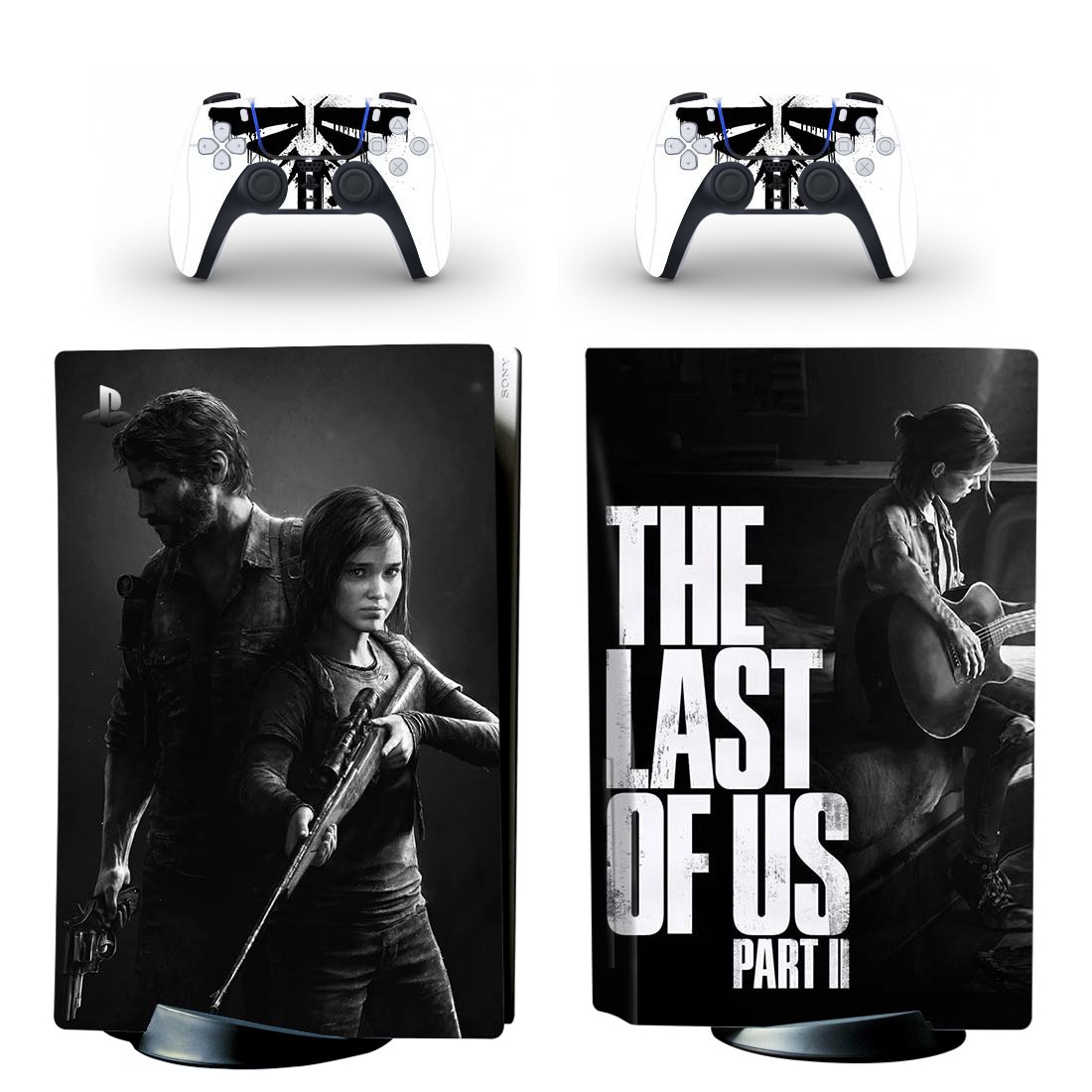 The Last of us decal skin for PS5 disc Console and 2 Controllers