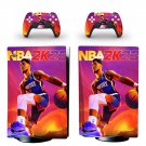 NBA 2K23 decal skin for PS5 disc Console and 2 Controllers