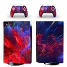 Digital Texture decal skin for PS5 disc Console and 2 Controllers