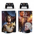 Baldur's Gate 3 decal skin for PS5 disc Console and 2 Controllers