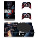 Biohazard RE 3 decal skin for Xbox Series S Console & 2 Controllers