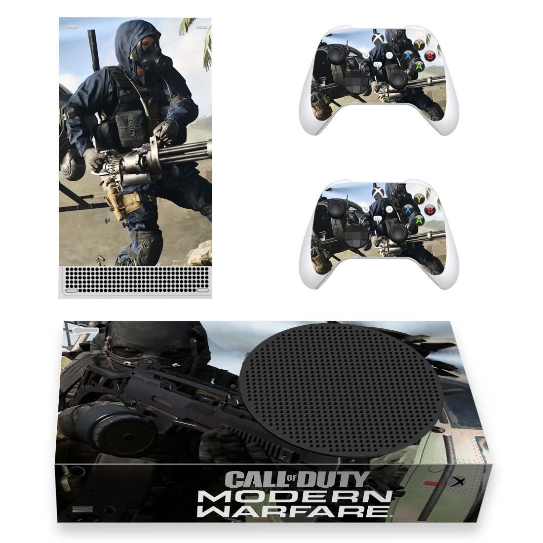 COD Modern Warfare decal skin for Xbox Series S Console & 2 Controllers