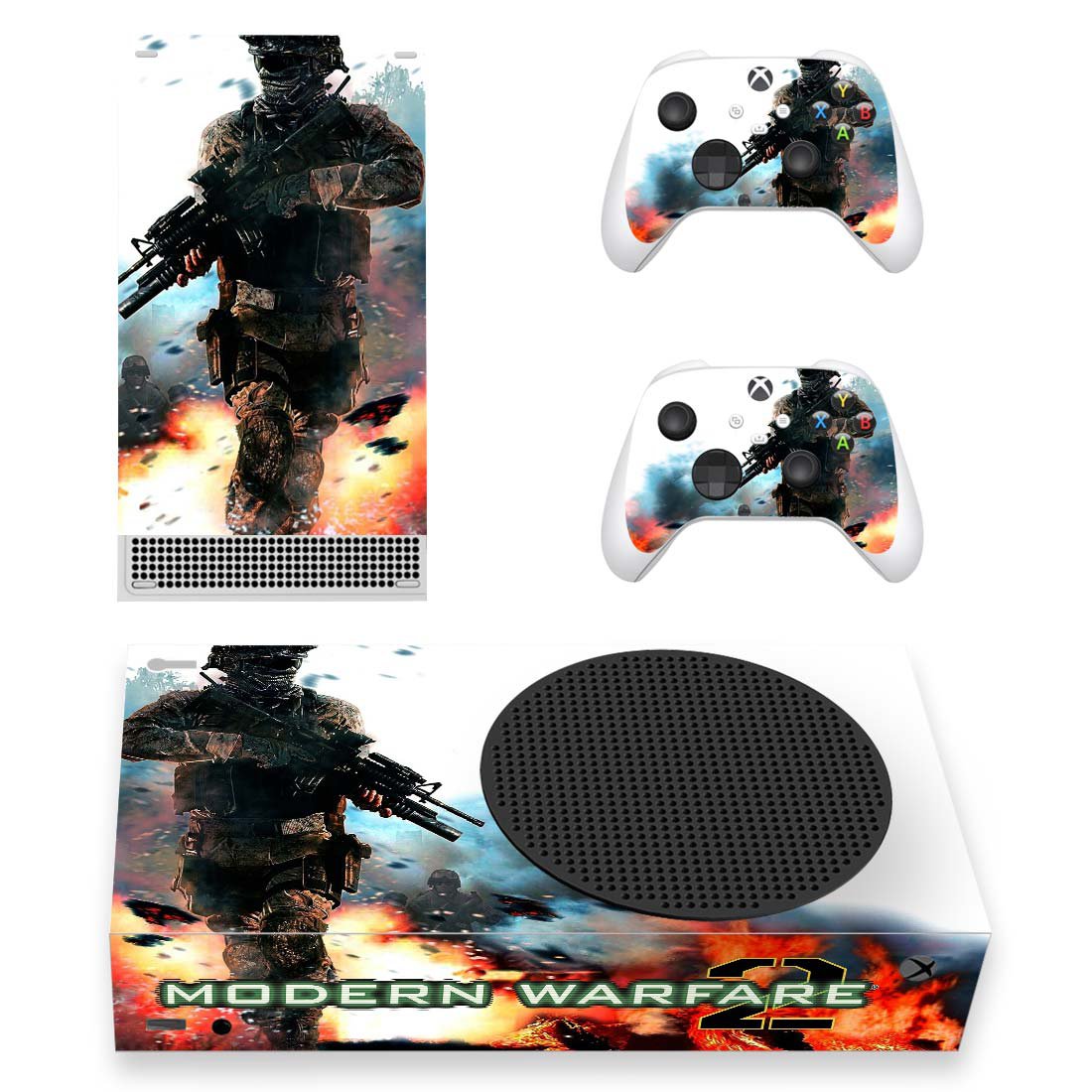 COD Modern Warfare decal skin for Xbox Series S Console & 2 Controllers