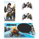 Fortnite decal skin for Xbox Series S Console & 2 Controllers