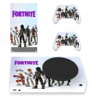 Fortnite decal skin for Xbox Series S Console & 2 Controllers
