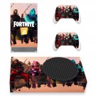 Fortnite decal skin for Xbox Series S Console & 2 Controllers