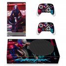 Cyberpunk 2077 decal skin for Xbox Series S Console & 2 Controllers