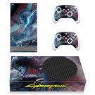 Cyberpunk 2077 decal skin for Xbox Series S Console & 2 Controllers