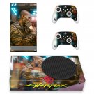 Cyberpunk 2077 decal skin for Xbox Series S Console & 2 Controllers