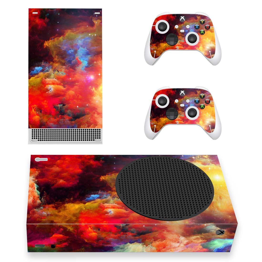 Sky Texture decal skin for Xbox Series S Console & 2 Controllers