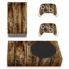 Wood Texture decal skin for Xbox Series S Console & 2 Controllers