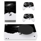Galaxy Texture decal skin for Xbox Series S Console & 2 Controllers