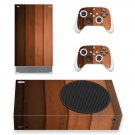 Wood Texture decal skin for Xbox Series S Console & 2 Controllers