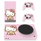 Hello Kitty decal skin for Xbox Series S Console & 2 Controllers