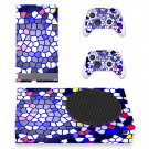 Digital Texture decal skin for Xbox Series S Console & 2 Controllers