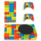 Digital Texture decal skin for Xbox Series S Console & 2 Controllers