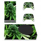 Weed Leaf decal skin for Xbox Series S Console & 2 Controllers
