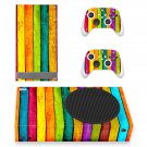 Wood Texture decal skin for Xbox Series S Console & 2 Controllers