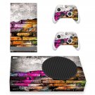 Brick Texture decal skin for Xbox Series S Console & 2 Controllers