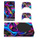 Digital Texture decal skin for Xbox Series S Console & 2 Controllers